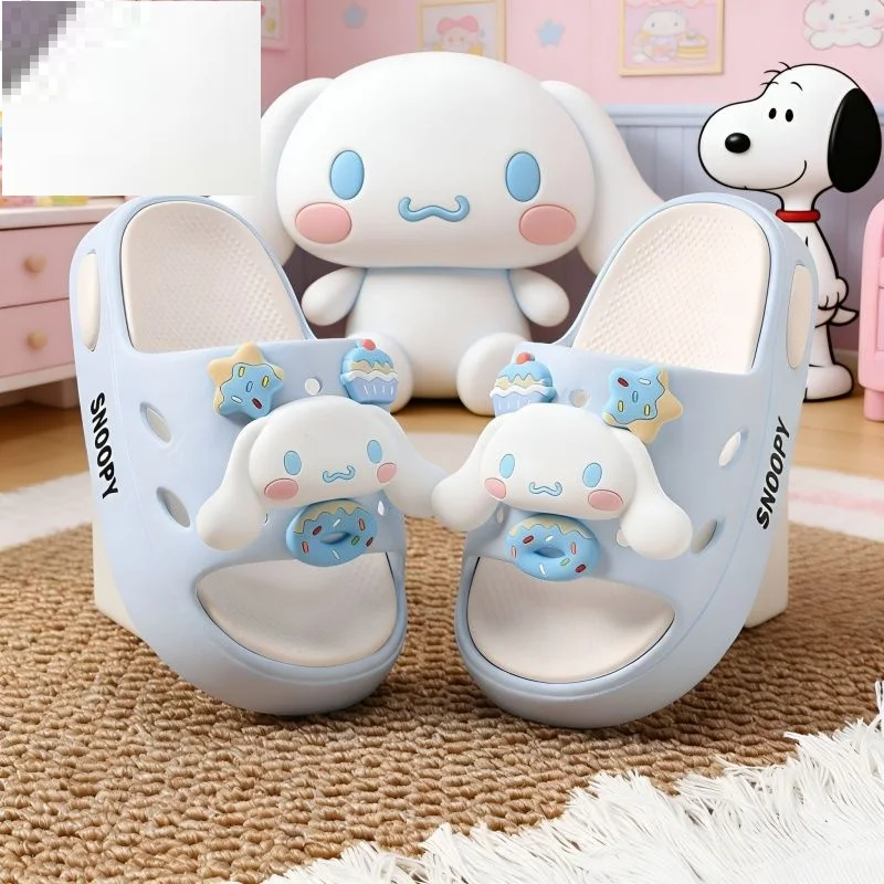Kawaii Sanrio Kids Open-Toe Slides Cartoon Character Ornament Star-Cake Donut Charms Lightweight Non-Slip Eva Daily Wear Shoes
Kawaii Sanrio Kids Open-Toe Slides Cartoon Character Ornament Star-Cake Donut Charms Lightweight Non-Slip Eva Daily Wear Shoes