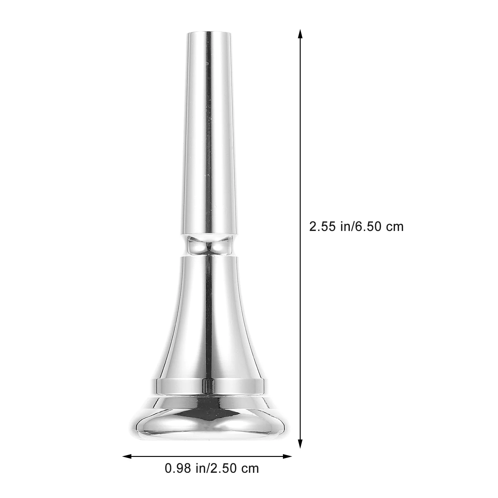 French Horn Mouthpiece Copper Silver Durable Wear Resistant Easy Clean Smooth Tone Students Professional Musical Instrument
French Horn Mouthpiece Copper Silver Durable Wear Resistant Easy Clean Smooth Tone Students Professional Musical Instrument