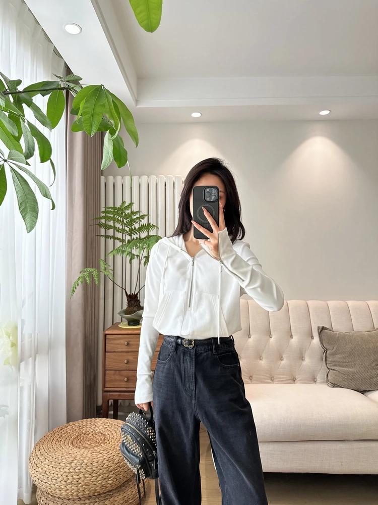 YN Faionable Patchwork ort Hoodie Women's Zipper Cotton Yarn Sweater Loose Fit Regular Sve Long Hooded Sweatirt
YN Faionable Patchwork ort Hoodie Women's Zipper Cotton Yarn Sweater Loose Fit Regular Sve Long Hooded Sweatirt