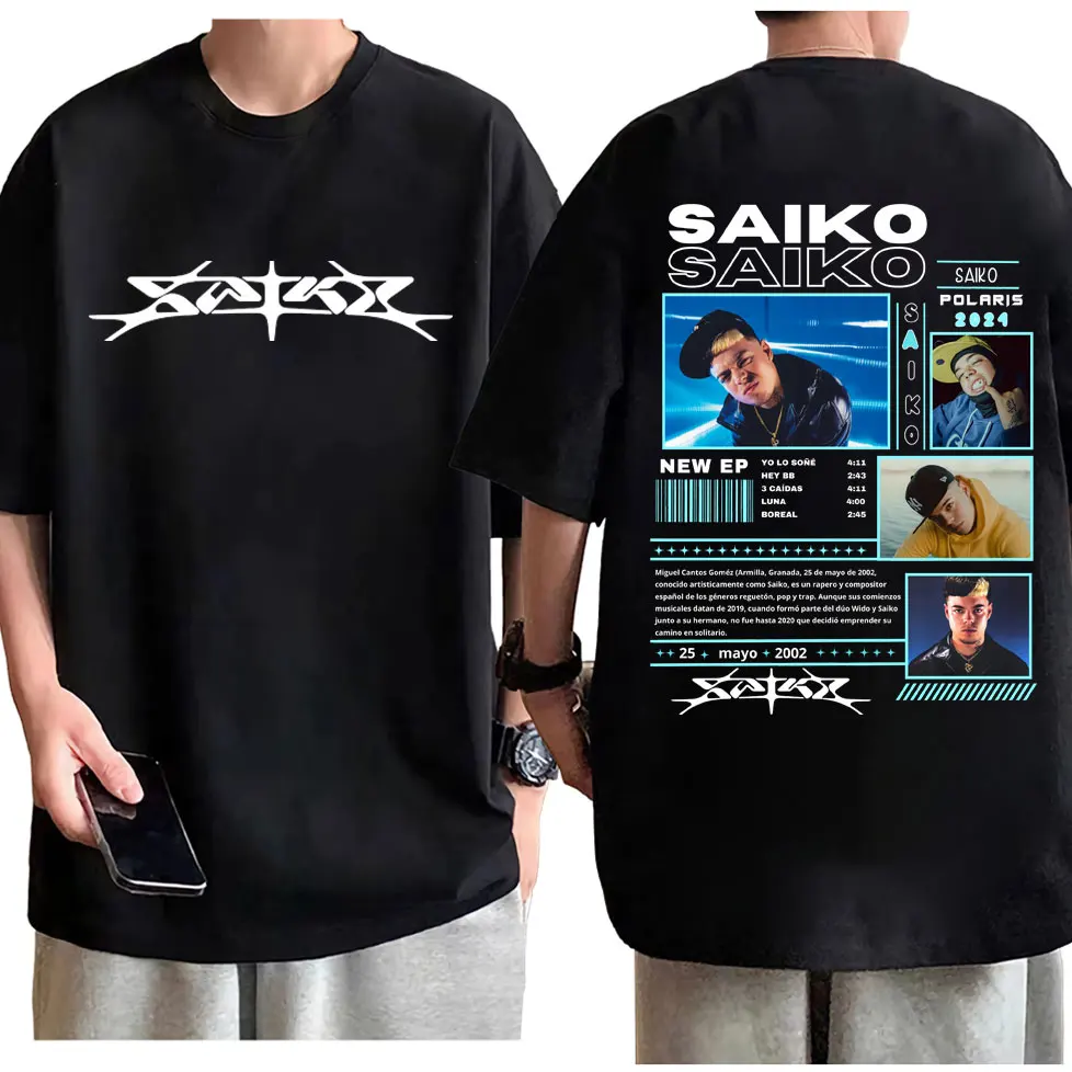 Rapper SAIKO POL ARIS Tour 2025 T-Shirt Harajuku Hip Hop Oversized Short Sleeve T Shirt Men Women Fashion Casual Cotton T-Shirts
Rapper SAIKO POL ARIS Tour 2025 T-Shirt Harajuku Hip Hop Oversized Short Sleeve T Shirt Men Women Fashion Casual Cotton T-Shirts