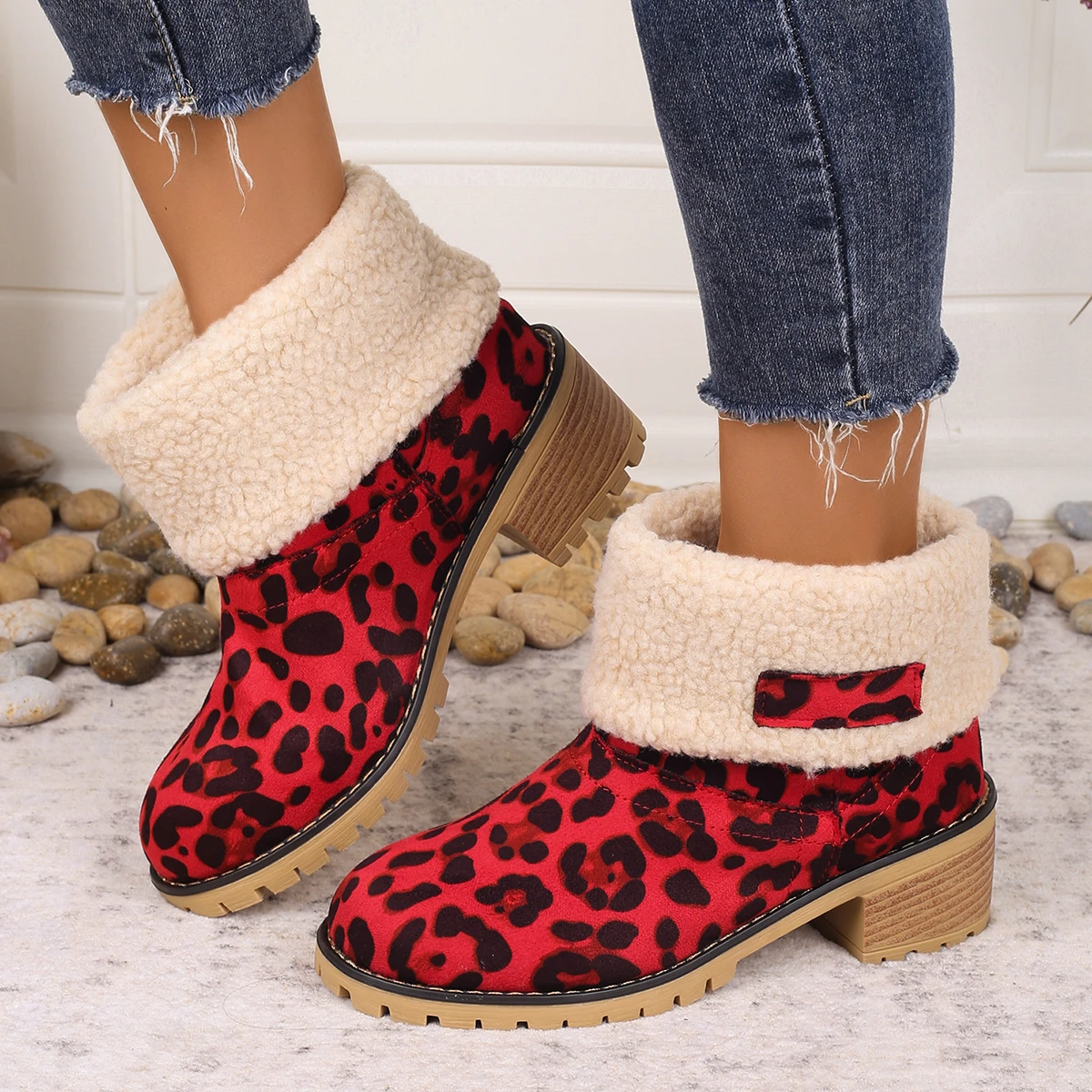 2025 New Fashion Women Ankle Boots Non Slip Warm Lined Winter Designer Shoes Outdoor Comfortable Snow Boots Zapatos De Mujer
2025 New Fashion Women Ankle Boots Non Slip Warm Lined Winter Designer Shoes Outdoor Comfortable Snow Boots Zapatos De Mujer