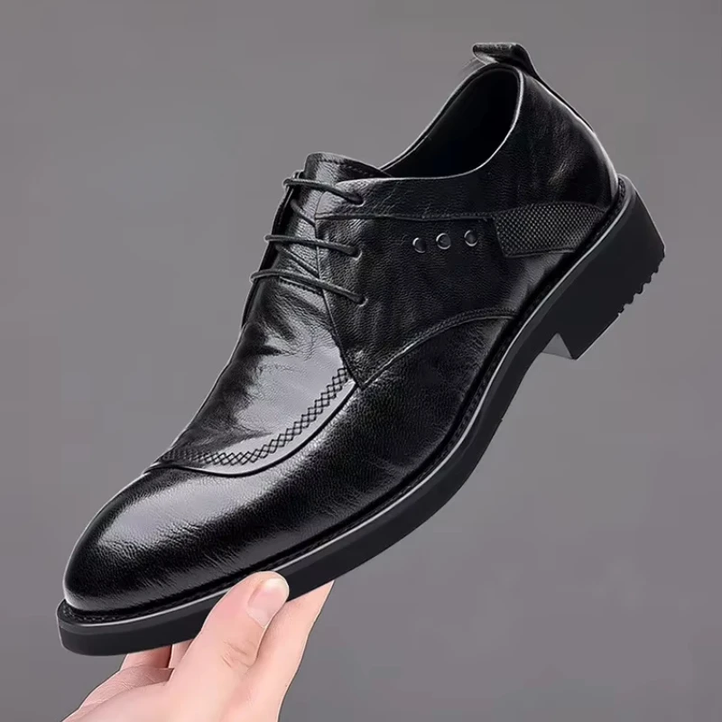 2025 Handcrafted Mens Oxford Shoes Genuine Calfskin Leather Brogue Dress Shoes Classic Business Formal Shoes Man
2025 Handcrafted Mens Oxford Shoes Genuine Calfskin Leather Brogue Dress Shoes Classic Business Formal Shoes Man