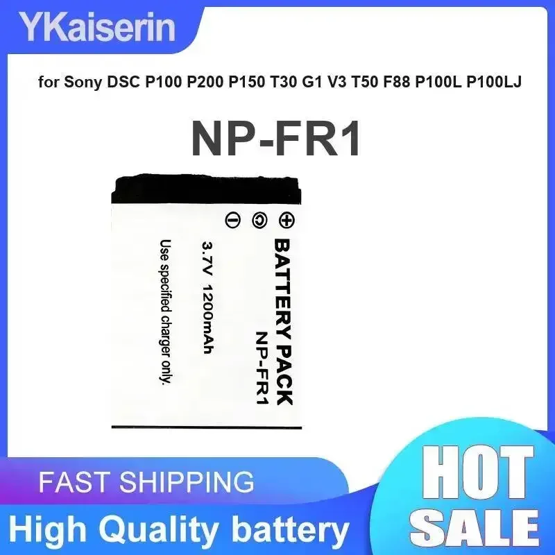 1200mAh For Sony Dsc P100 P200 P150 T30 G1 V3 T50 F88 P100L P100LJ High Performance NP-FR1 Camera Battery
1200mAh For Sony Dsc P100 P200 P150 T30 G1 V3 T50 F88 P100L P100LJ High Performance NP-FR1 Camera Battery