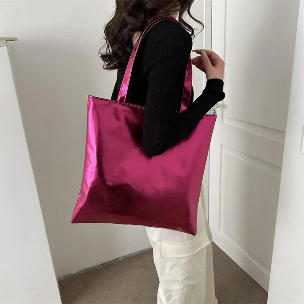 Shoulder Bag Stylish Glossy Tote Bags for Women High Capacity Shoulder Handbag Fashionable Faux Leather Purse for Date Night
Shoulder Bag Stylish Glossy Tote Bags for Women High Capacity Shoulder Handbag Fashionable Faux Leather Purse for Date Night