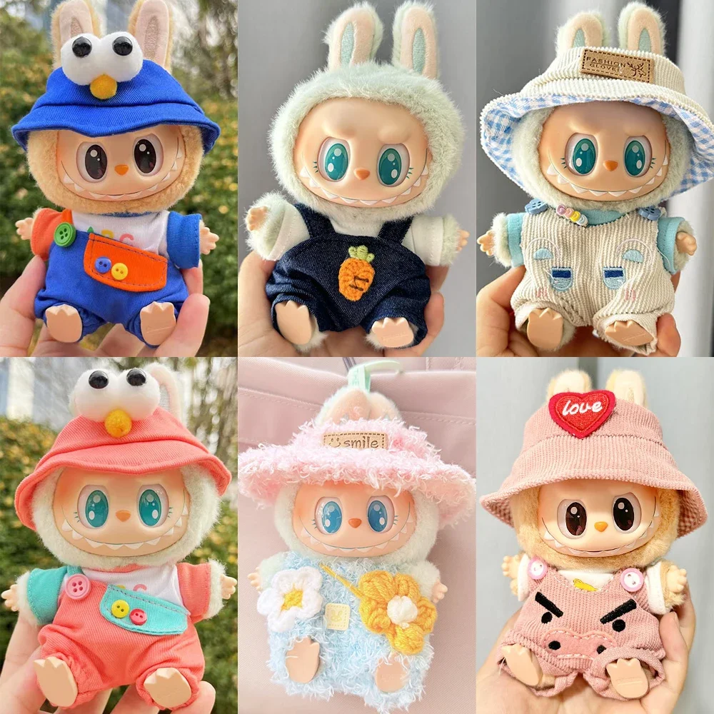 Одежда Labubu для плюшевой куклы 15-17 см, футболка с короткими рукавами, комбинезон, комплект, милая одежда Macaron V1v2, аксессуары для кукол, без куклы
Одежда Labubu для плюшевой куклы 15-17 см, футболка с короткими рукавами, комбинезон, комплект, милая одежда Macaron V1v2, аксессуары для кукол, без куклы
