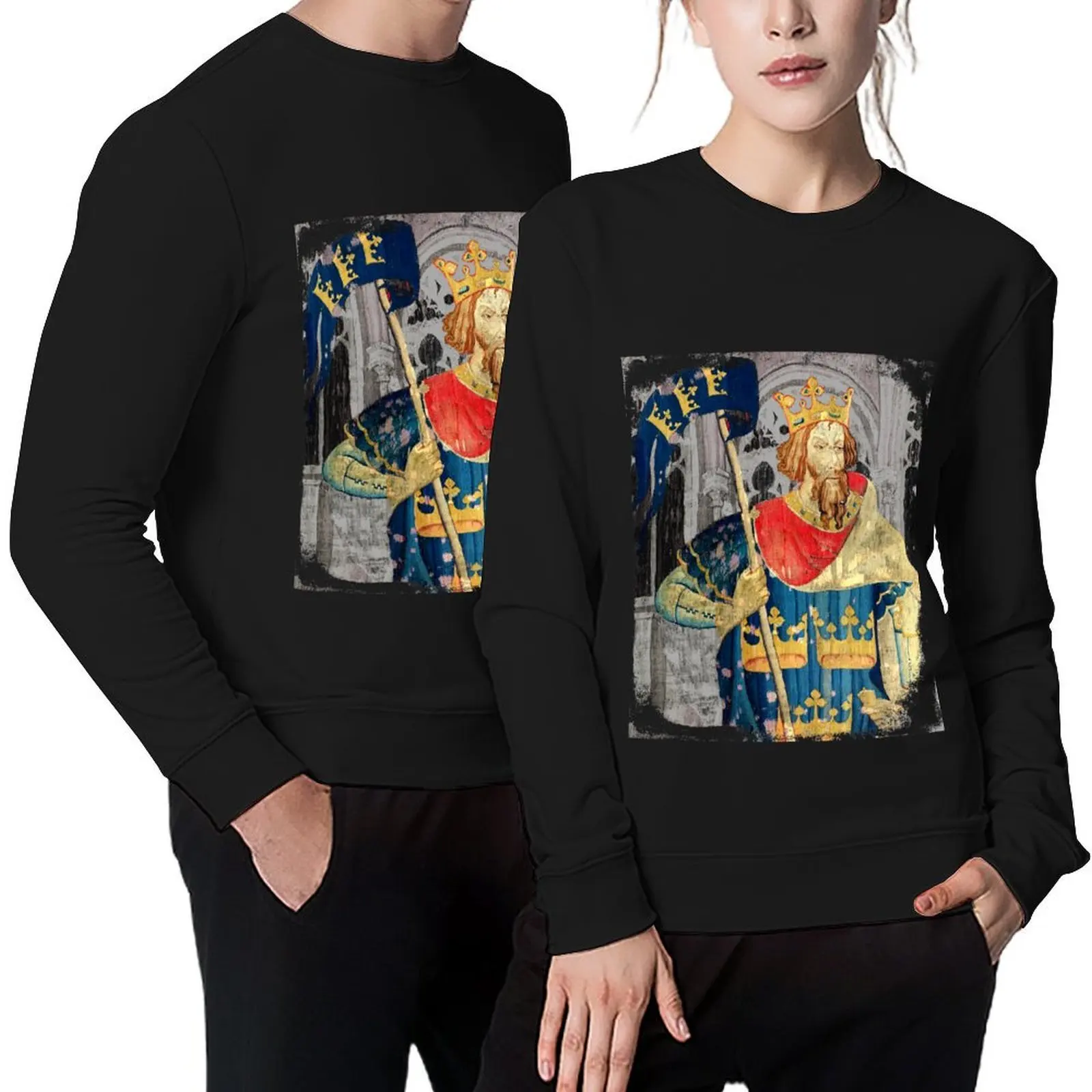 King Arthur Pullover blouse mens clothes men's sweat-shirt set fashion men men's sweatshirt 
King Arthur Pullover blouse mens clothes men's sweat-shirt set fashion men men's sweatshirt