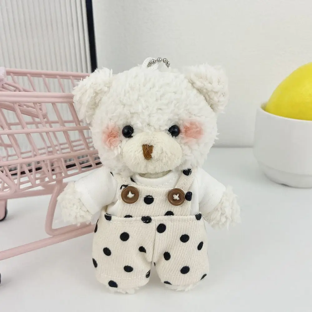 Fashion Cute Cartoon Little Bear Keychain Soft Stuffed Creative Little Bear 12cm Wear Clothes Bear Keychain Bag Decor
Fashion Cute Cartoon Little Bear Keychain Soft Stuffed Creative Little Bear 12cm Wear Clothes Bear Keychain Bag Decor