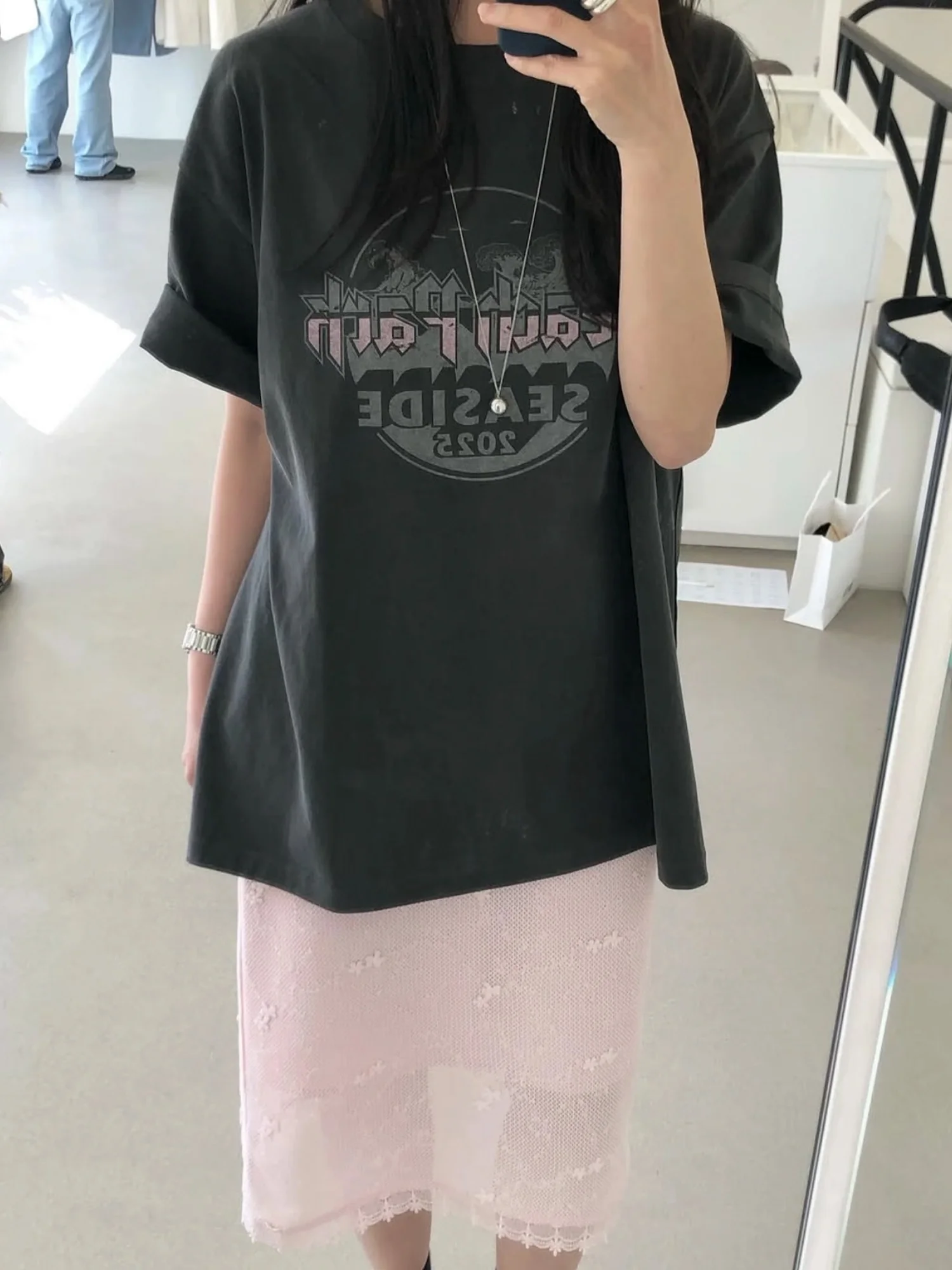 Nok Xiaola Knitted Skirt with Slits Casual High Waist Polyester Fiber Straight Cut A-Line Skirt for Women
Nok Xiaola Knitted Skirt with Slits Casual High Waist Polyester Fiber Straight Cut A-Line Skirt for Women