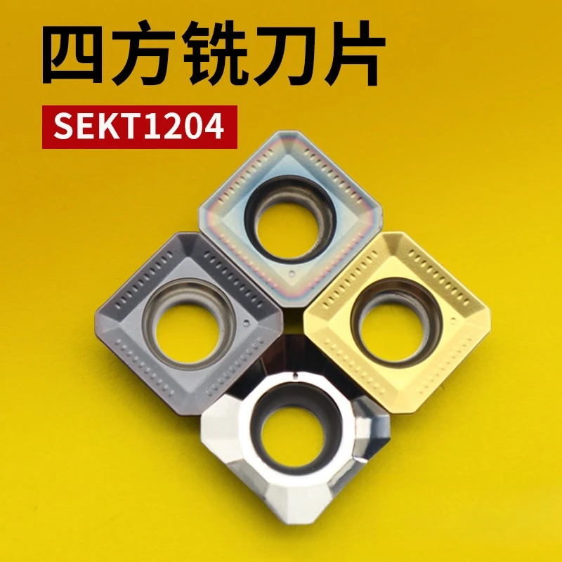 SEHT SEKT1204AFTN 45 Degree Square Milling Insert Aluminum Use for KM12 Face Mill Cutter
SEHT SEKT1204AFTN 45 Degree Square Milling Insert Aluminum Use for KM12 Face Mill Cutter