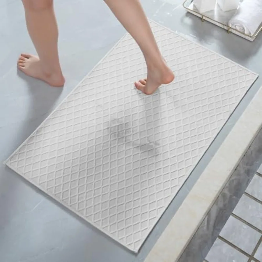 Ultra Thin Bathroom Rugs, Rubber Backed Bath Mats for Bathroom Non Slip, Absorbent Bathroom Mat for Floor, Shower, Sink
Ultra Thin Bathroom Rugs, Rubber Backed Bath Mats for Bathroom Non Slip, Absorbent Bathroom Mat for Floor, Shower, Sink