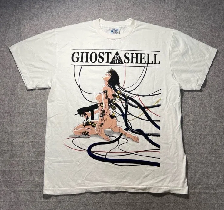Vintage Ghost in the Shell Shirt XL Anime Movie 1995 Japan Manga Akira TV Show Mens Tops Mens Designer Clothes Men's
Vintage Ghost in the Shell Shirt XL Anime Movie 1995 Japan Manga Akira TV Show Mens Tops Mens Designer Clothes Men's