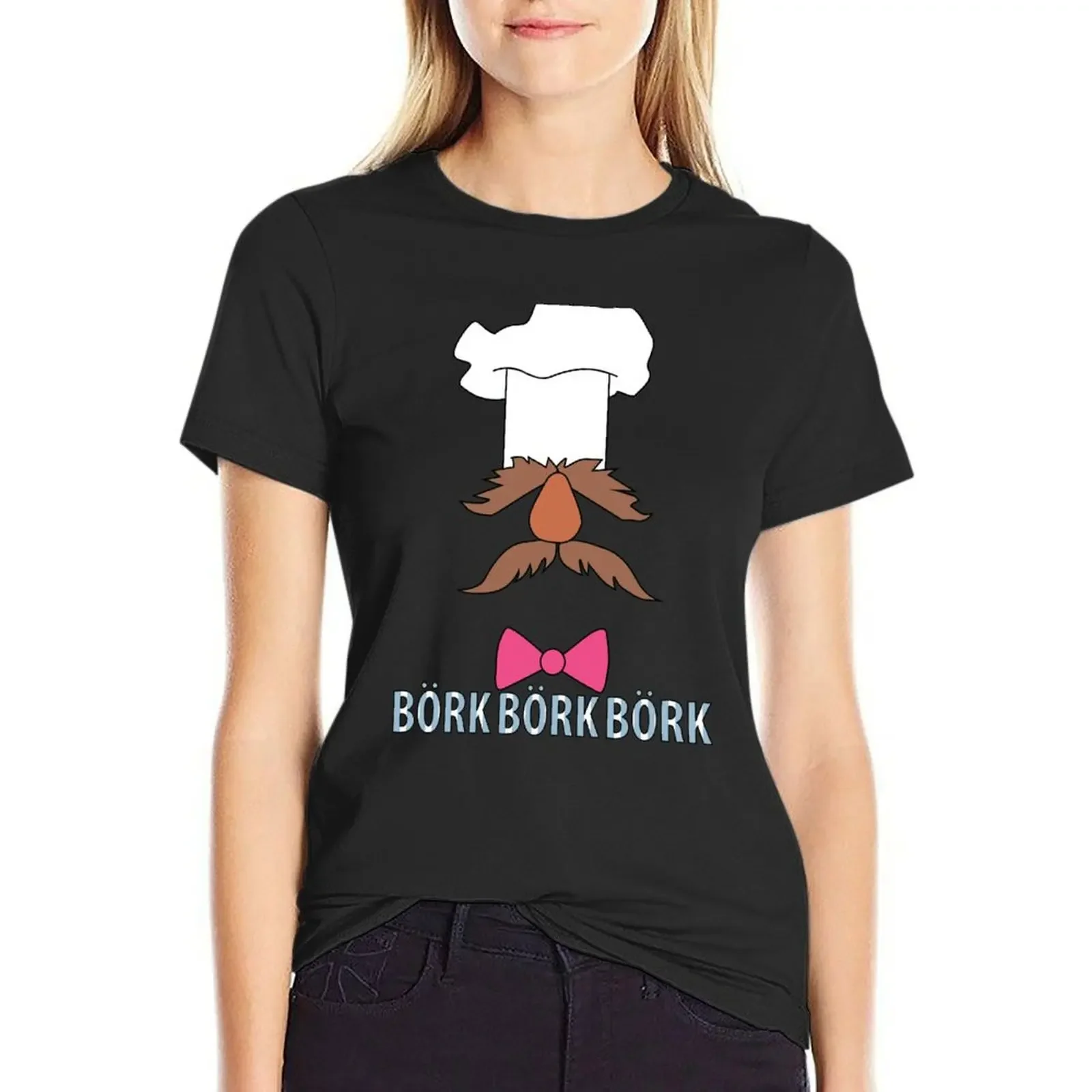 Bork Bork Bork T-Shirt aesthetic clothes anime new edition summer tops rock and roll t shirts for Women
Bork Bork Bork T-Shirt aesthetic clothes anime new edition summer tops rock and roll t shirts for Women