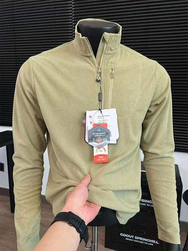 Outdoor Fce Lined Hoodie Men's Casual Stand Collar Zipper Sweatirt Stand Fit American Sle Long Sve Spring Jaet
Outdoor Fce Lined Hoodie Men's Casual Stand Collar Zipper Sweatirt Stand Fit American Sle Long Sve Spring Jaet