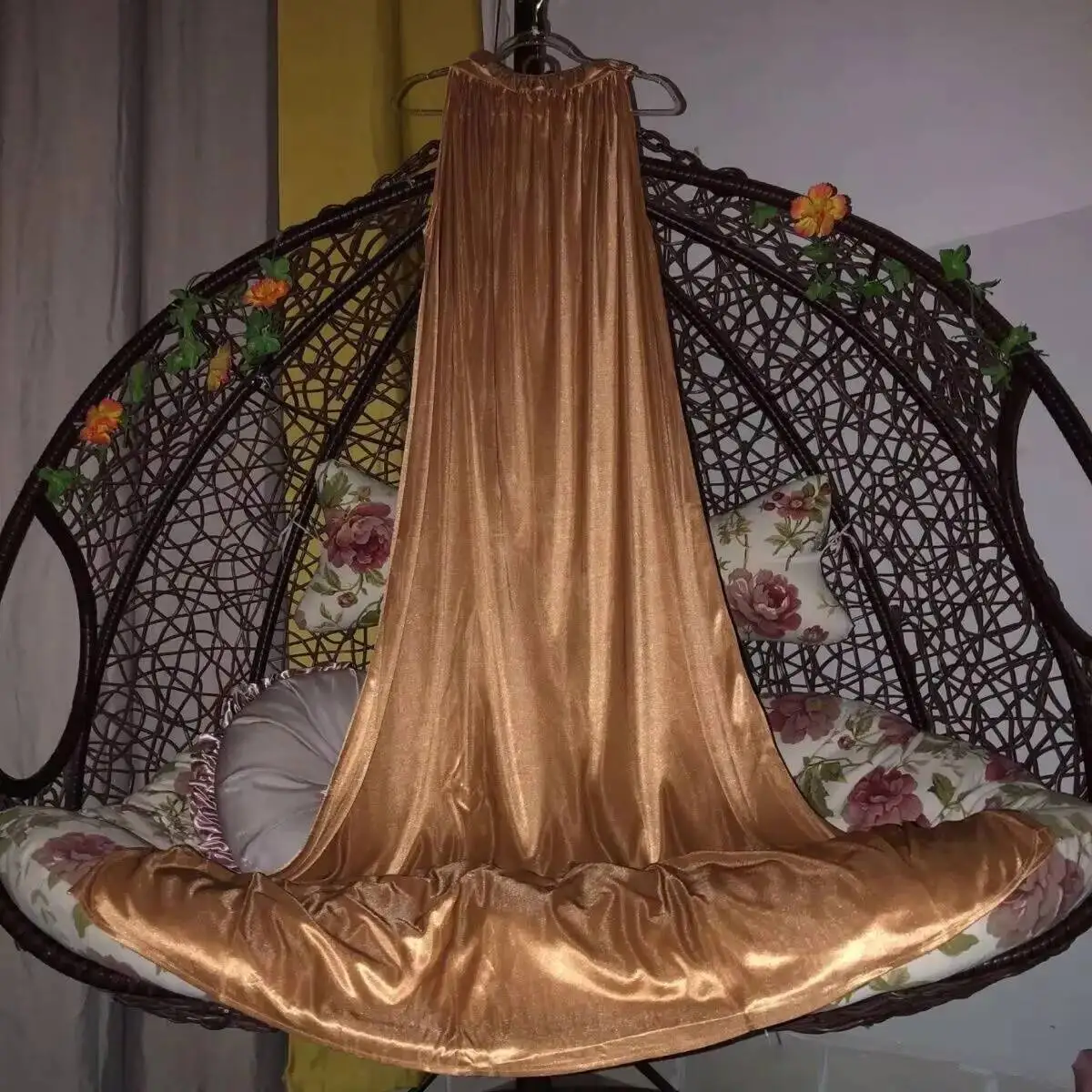 Glossy Sexy Women Satin Long Dress O Neck Sleeveless Loose Night Dress Plus Size Sleeping Robe
Glossy Sexy Women Satin Long Dress O Neck Sleeveless Loose Night Dress Plus Size Sleeping Robe