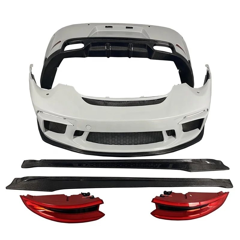 Комплект кузова TT 991.2 для подтяжки лица 911 Комплект кузова для переднего бампера от 997 до 991 + боковые юбки + задний бампер для 997.1 997.2 2005-2011 гг.
Комплект кузова TT 991.2 для подтяжки лица 911 Комплект кузова для переднего бампера от 997 до 991 + боковые юбки + задний бампер для 997.1 997.2 2005-2011 гг.