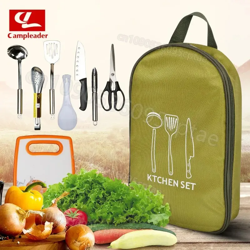 Outdoor Cutlery Portable Set Cooking Knives Cookware Picnic Supplies Camping Equipment Full Camping Road Trip survival gear
Outdoor Cutlery Portable Set Cooking Knives Cookware Picnic Supplies Camping Equipment Full Camping Road Trip survival gear