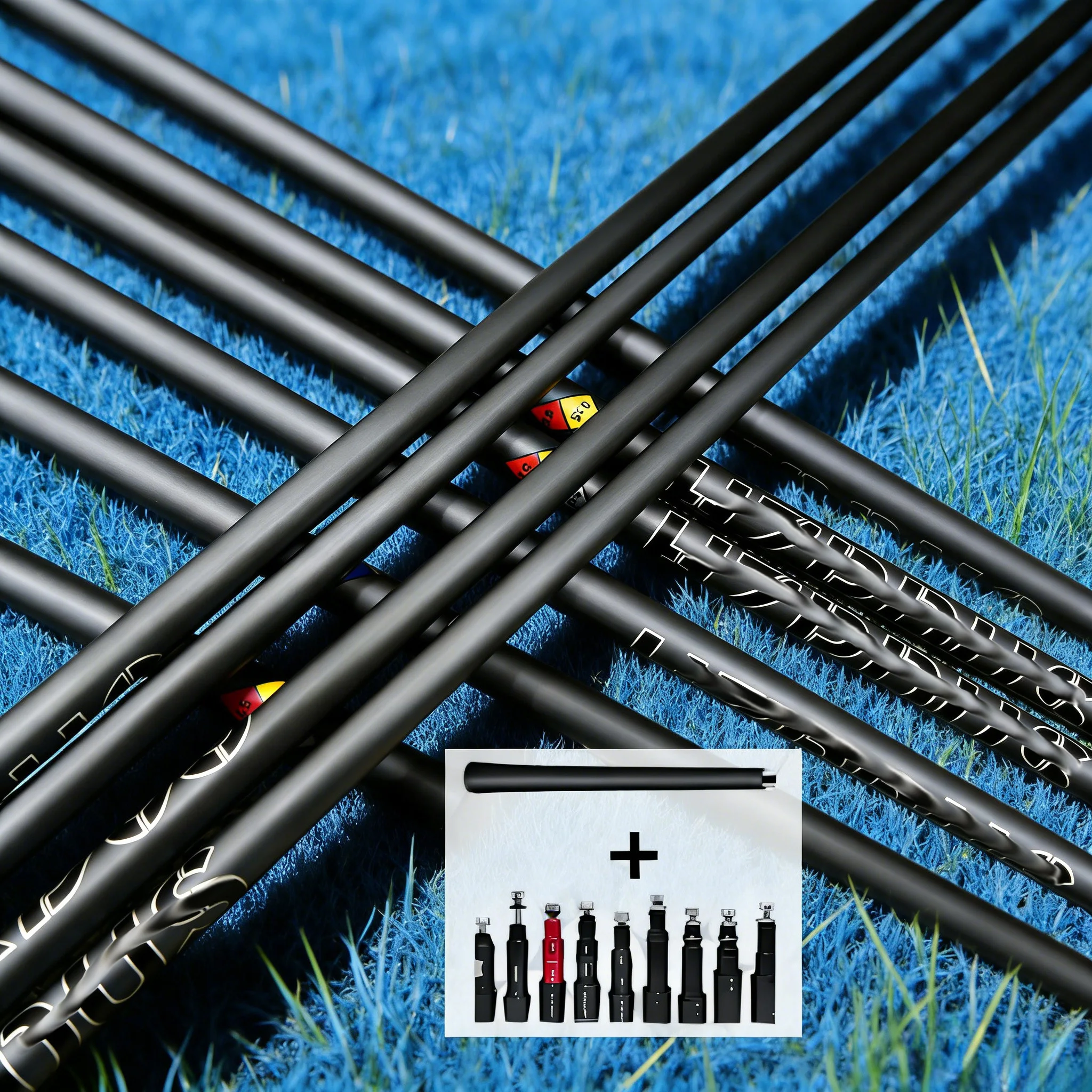 The New Smoke Premium Golf Club Shafts Offer a Choice between 5.5/6.5 Dual Hardness, Designed for High Trajectory and Long-Distance Shots, and Come with Adapter Sleeves, Suitable for Both Men and Women.
The New Smoke Premium Golf Club Shafts Offer a Choice between 5.5/6.5 Dual Hardness, Designed for High Trajectory and Long-Distance Shots, and Come with Adapter Sleeves, Suitable for Both Men and Women.