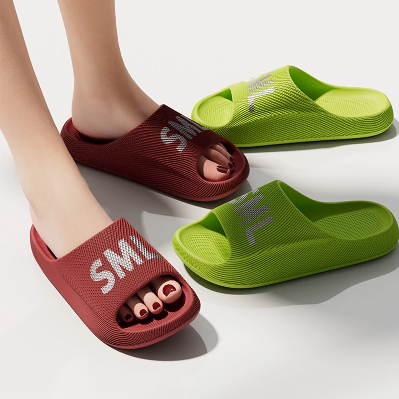 Letter Print Couple Eva Slippers Women Summer Lightweight Soft Sole Home Slides Woman Outdoor Non Slip Beach Sandals Plus Size
Letter Print Couple Eva Slippers Women Summer Lightweight Soft Sole Home Slides Woman Outdoor Non Slip Beach Sandals Plus Size