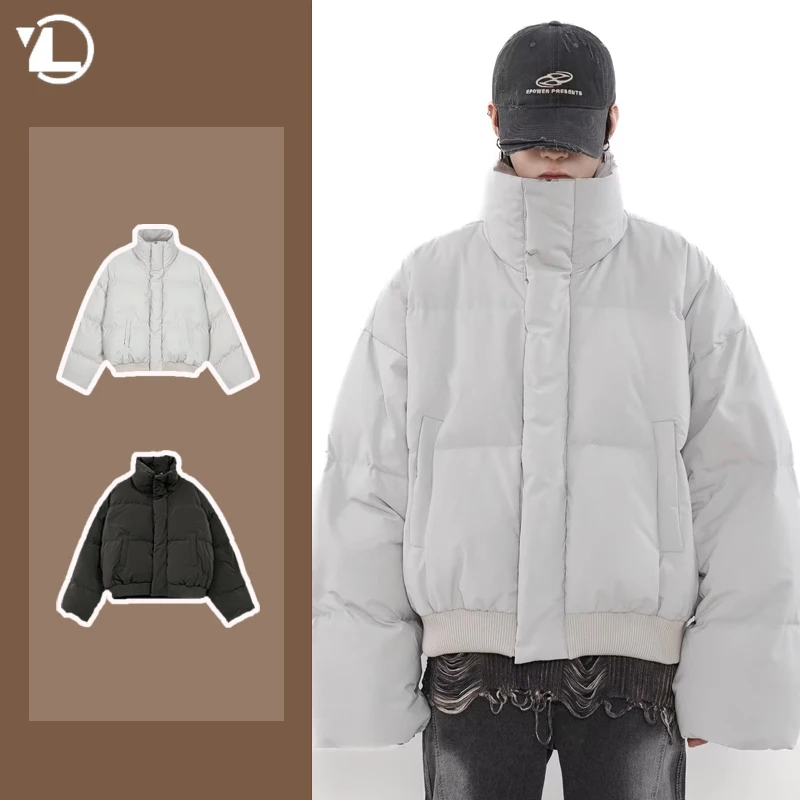 Simplicity Winter Cotton Jacket Mens Thicken Stand Collar Short Parkas Big Pocket Fashion Warm Coats High Street Male Clothing
Simplicity Winter Cotton Jacket Mens Thicken Stand Collar Short Parkas Big Pocket Fashion Warm Coats High Street Male Clothing