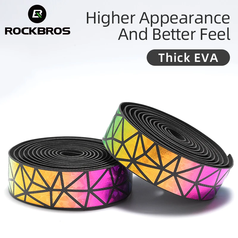 ROCKBROS Road Bicycle Handlebar Tape Thickened PU EVA Colorful Bended Road Bike Handlebar Tape Cycling Strap Handle Belt Tape
ROCKBROS Road Bicycle Handlebar Tape Thickened PU EVA Colorful Bended Road Bike Handlebar Tape Cycling Strap Handle Belt Tape