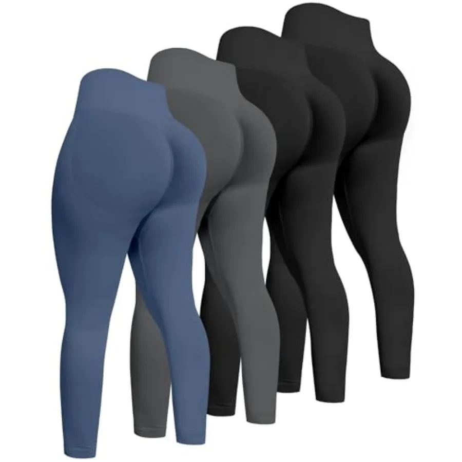 ATHVOTAR Workout Gym Leggings Women, High Waisted Seamless Butt Lifting Scrunch Butt Sports Leggings
ATHVOTAR Workout Gym Leggings Women, High Waisted Seamless Butt Lifting Scrunch Butt Sports Leggings