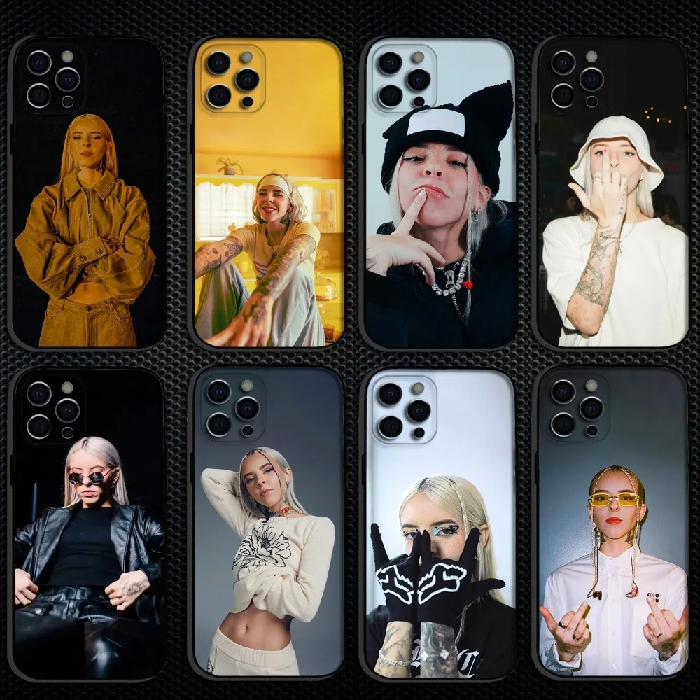 Young M-Miko Singer Phone Case For iPhone 16,15,14,13,12,11 Plus,Pro Max, Soft Silicone Black Cover
Young M-Miko Singer Phone Case For iPhone 16,15,14,13,12,11 Plus,Pro Max, Soft Silicone Black Cover