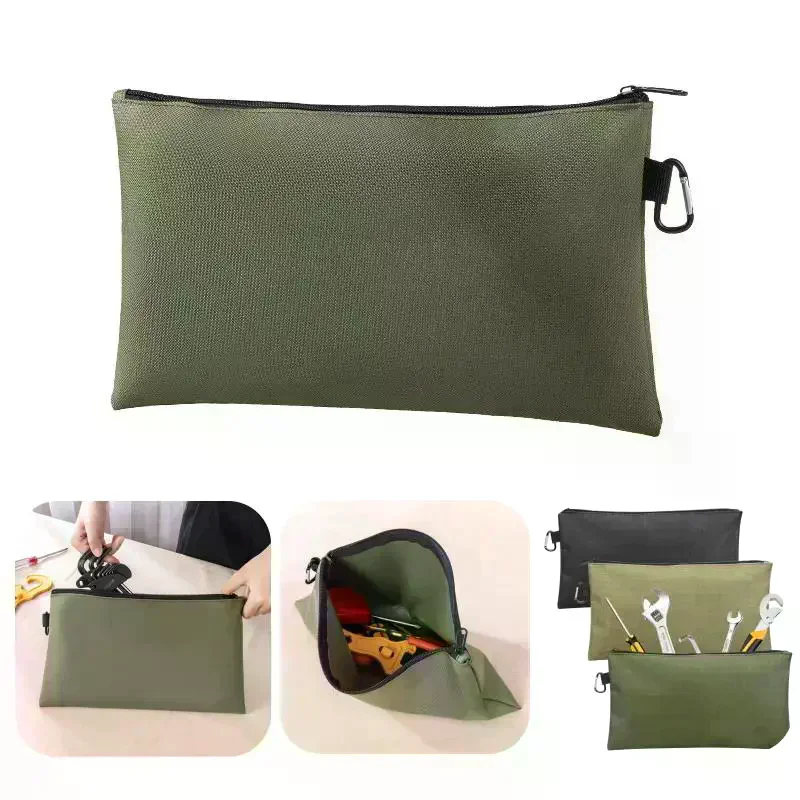 Multipurpose Storage Tool Pouches Premium Tool Bag With Zipper And Carabiner For Camping Woodworking Electrician Gardening
Multipurpose Storage Tool Pouches Premium Tool Bag With Zipper And Carabiner For Camping Woodworking Electrician Gardening