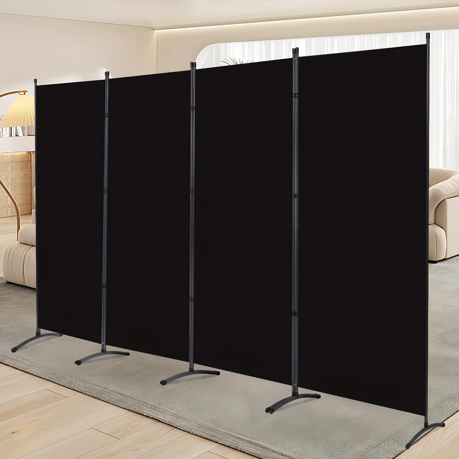 Room Divider Folding Privacy Screens, Portable Room Divider Panel 4 Panel Partition Room Dividers Screen, Freestanding Room Partitions And Dividers Fabric Dividers for Room Separation, Black LODEIJA
Room Divider Folding Privacy Screens, Portable Room Divider Panel 4 Panel Partition Room Dividers Screen, Freestanding Room Partitions And Dividers Fabric Dividers for Room Separation, Black LODEIJA