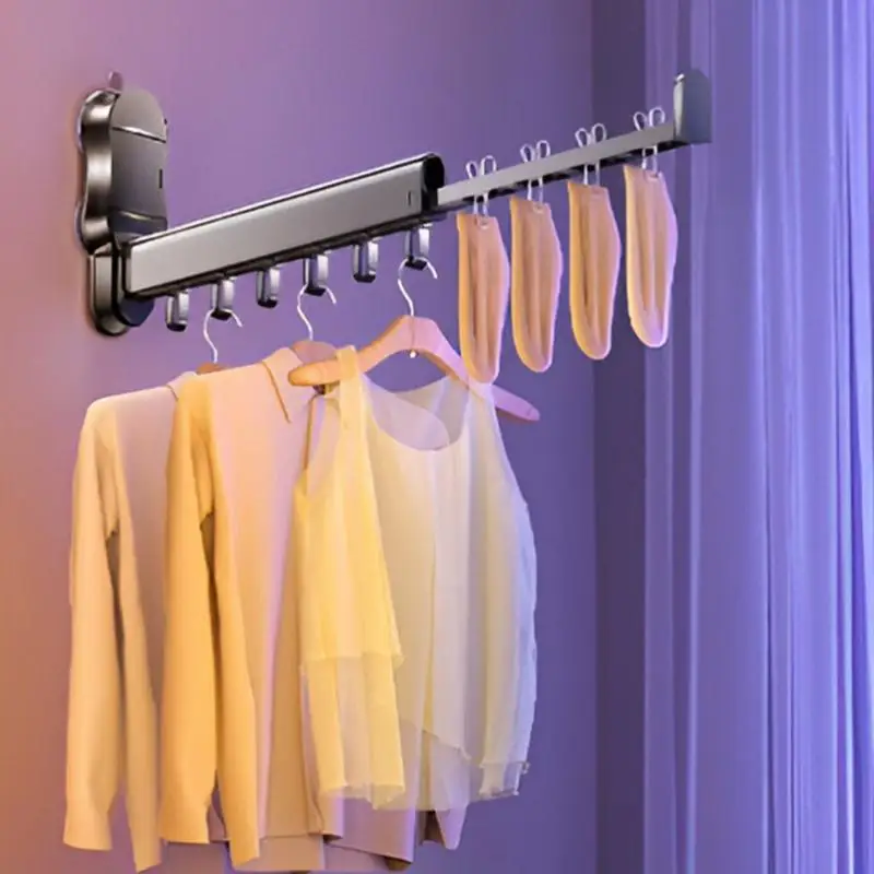Laundry Drying Rack Clothes Drying Rack Wall Mounted Retractable Rod With Suction Cup For Socks Lingerie Towels Apartment Must 
Laundry Drying Rack Clothes Drying Rack Wall Mounted Retractable Rod With Suction Cup For Socks Lingerie Towels Apartment Must
