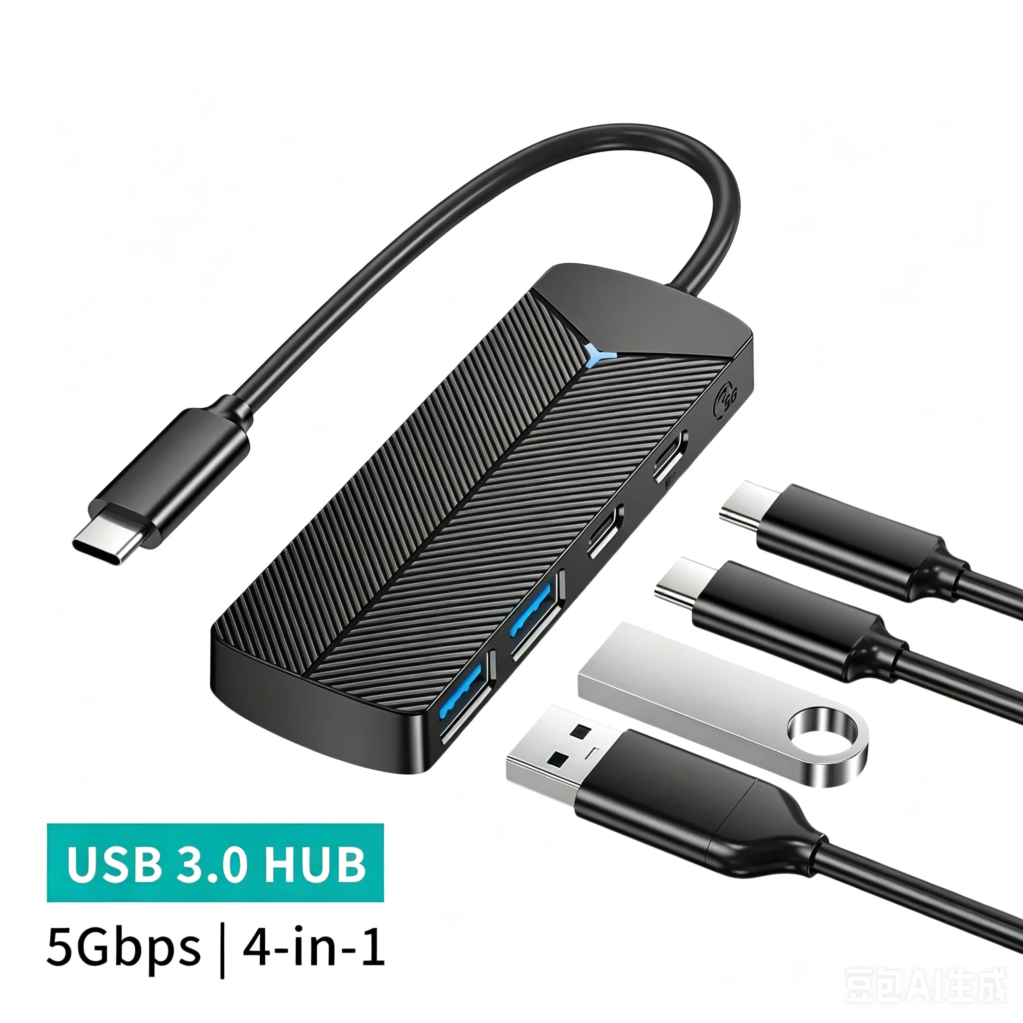 Type-C USB HUB 4-Port Splitter USB 3.0 5Gbps High Speed Adapter Ultra Slim OTG Expansion Dock for Laptop PC
Type-C USB HUB 4-Port Splitter USB 3.0 5Gbps High Speed Adapter Ultra Slim OTG Expansion Dock for Laptop PC