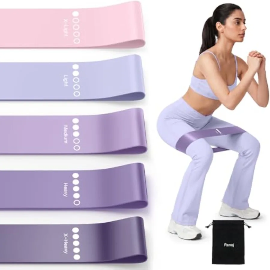 Resistance Bands for Working Out, 5-Pack Elastic Loop Exercise Bands for Strength Training Stretching, Home Gym Equipment for P
Resistance Bands for Working Out, 5-Pack Elastic Loop Exercise Bands for Strength Training Stretching, Home Gym Equipment for P