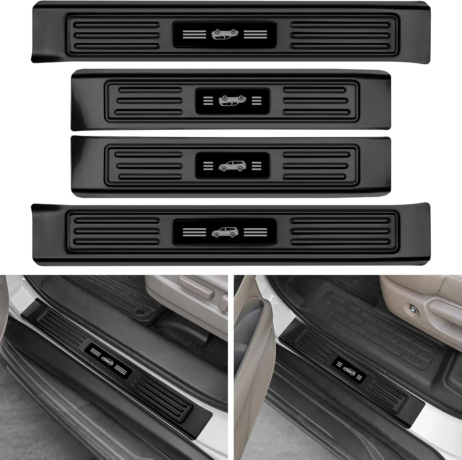 4PCS Door Sill Protector for Honda Pilot 2016-2022 Accessories Matte Black ABS Material Front and Rear Door Car Pedal Kick Prote
4PCS Door Sill Protector for Honda Pilot 2016-2022 Accessories Matte Black ABS Material Front and Rear Door Car Pedal Kick Prote