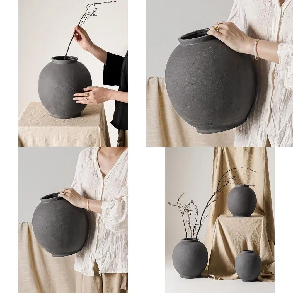 10.8 Tall Sandstone Black Rustic Vase for Farmhouse Style Decor, Perfect for Flowers, Home, and Events
10.8 Tall Sandstone Black Rustic Vase for Farmhouse Style Decor, Perfect for Flowers, Home, and Events