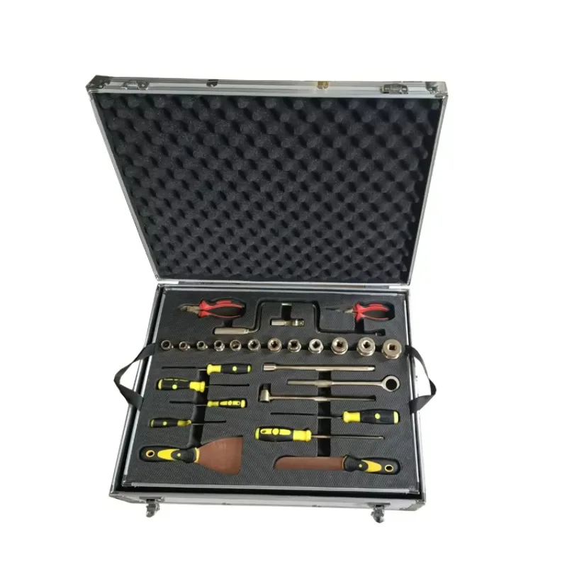 Gas station custom spark-free aluminum bronze tool kit 26pcs combo tools
Gas station custom spark-free aluminum bronze tool kit 26pcs combo tools