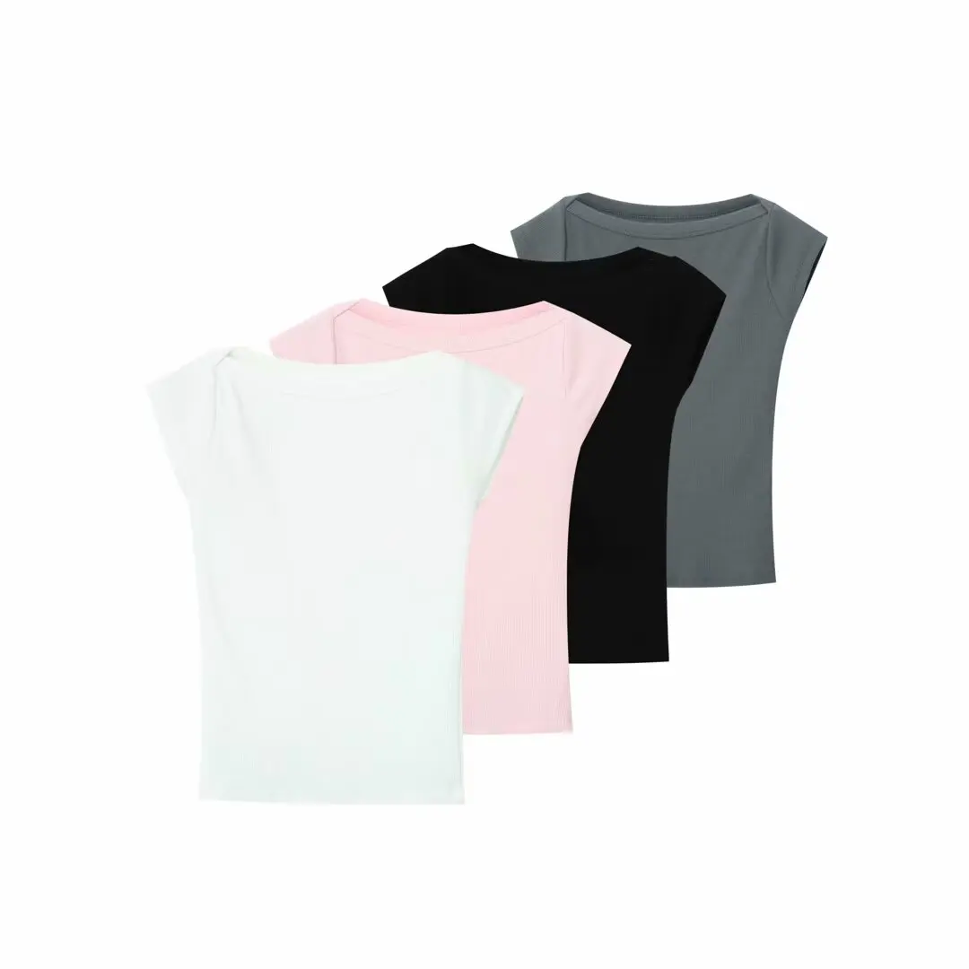 PB&ZA Women's Short - sleeved Crew - neck Fitted T - shirt with Simple and Sleek Design for a Casual and Comfortable Look
PB&ZA Women's Short - sleeved Crew - neck Fitted T - shirt with Simple and Sleek Design for a Casual and Comfortable Look