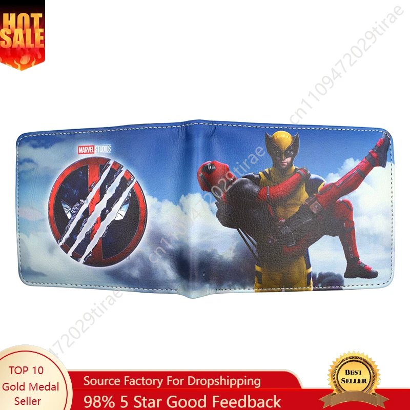 Cool Comics Deadpool & Wolverine Wallet PU Leather Short Purese with Coin Pocket Cosplay Accessories
Cool Comics Deadpool & Wolverine Wallet PU Leather Short Purese with Coin Pocket Cosplay Accessories