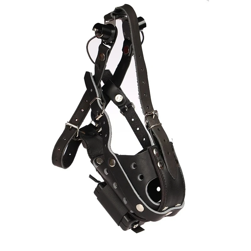 Long Range Quick Release Leather Black Steel Dog Muzzle Dog Tactical Training Muzzle
Long Range Quick Release Leather Black Steel Dog Muzzle Dog Tactical Training Muzzle
