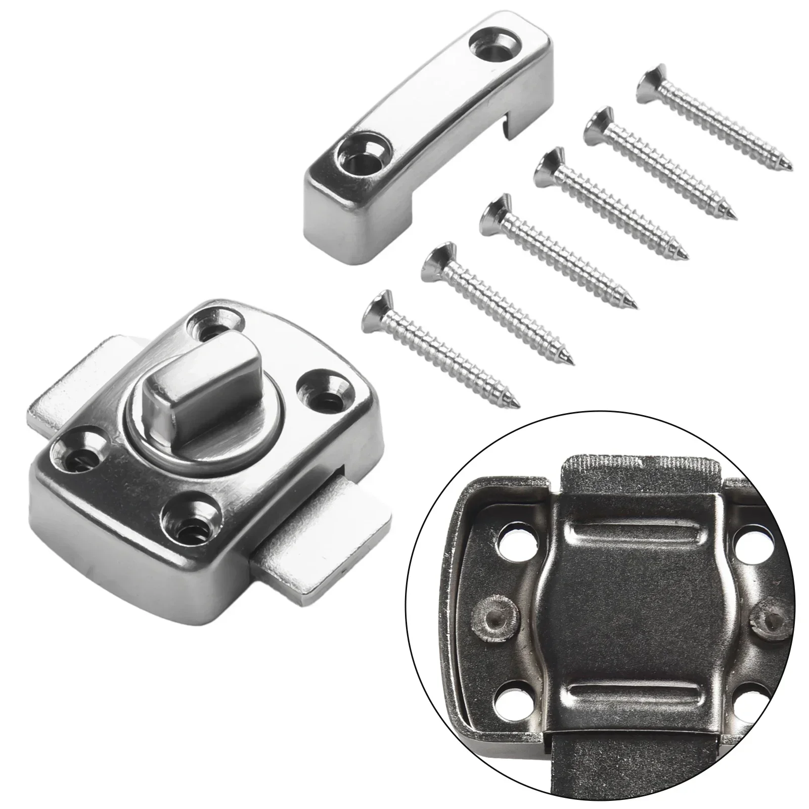 Door Bolt Latch Lock Door Lock Buckle Hook Toilet Door Bathroom Privacy Right Angle 1pc Anti-theft High Quality
Door Bolt Latch Lock Door Lock Buckle Hook Toilet Door Bathroom Privacy Right Angle 1pc Anti-theft High Quality