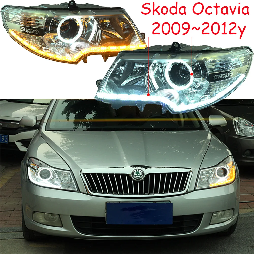 1set 2009~2013y car bupmer head light for Skoda Octavia headlight car accessories LED DRL HID xenon fog for Octavia headlamp
1set 2009~2013y car bupmer head light for Skoda Octavia headlight car accessories LED DRL HID xenon fog for Octavia headlamp