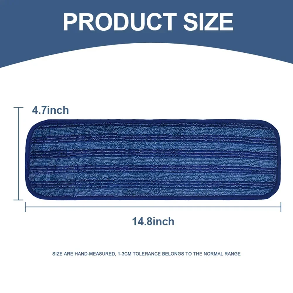 3 Pcs 15"x 4.7" Reusable Microfiber Power Mop Pads For PowerMop For 13 14 15 Inch Mop Home Vacuum Cleaners Mop Pads
3 Pcs 15"x 4.7" Reusable Microfiber Power Mop Pads For PowerMop For 13 14 15 Inch Mop Home Vacuum Cleaners Mop Pads