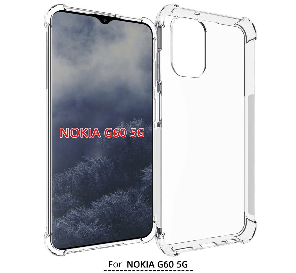 Airbag Case for Nokia G60 NokiaG60 5G Clear Soft TPU Cover for Nokia G60 5G TA 1490 1481 1479 Silicone TPU Shockproof Bumper
Airbag Case for Nokia G60 NokiaG60 5G Clear Soft TPU Cover for Nokia G60 5G TA 1490 1481 1479 Silicone TPU Shockproof Bumper