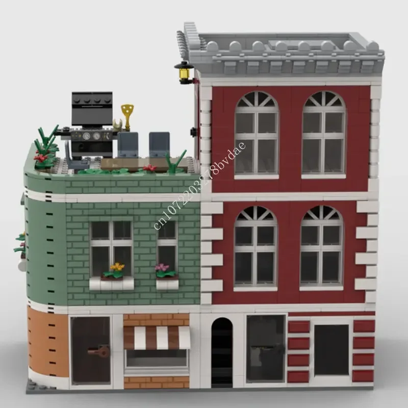 1554PCS MOC Modular House with Rooftop City street view Model Building Blocks Technology Bricks DIY Creative Assembly Toys Gifts
1554PCS MOC Modular House with Rooftop City street view Model Building Blocks Technology Bricks DIY Creative Assembly Toys Gifts