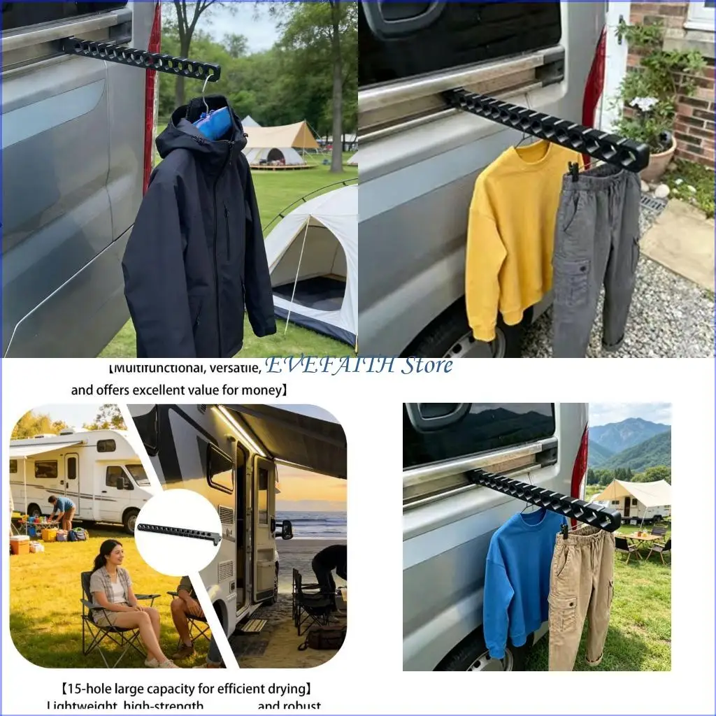 124B RVs Laundry Solution Featuring Lightweight Construction Hanger Rack Measures 32Cm Fits Most Vehicle Types
124B RVs Laundry Solution Featuring Lightweight Construction Hanger Rack Measures 32Cm Fits Most Vehicle Types