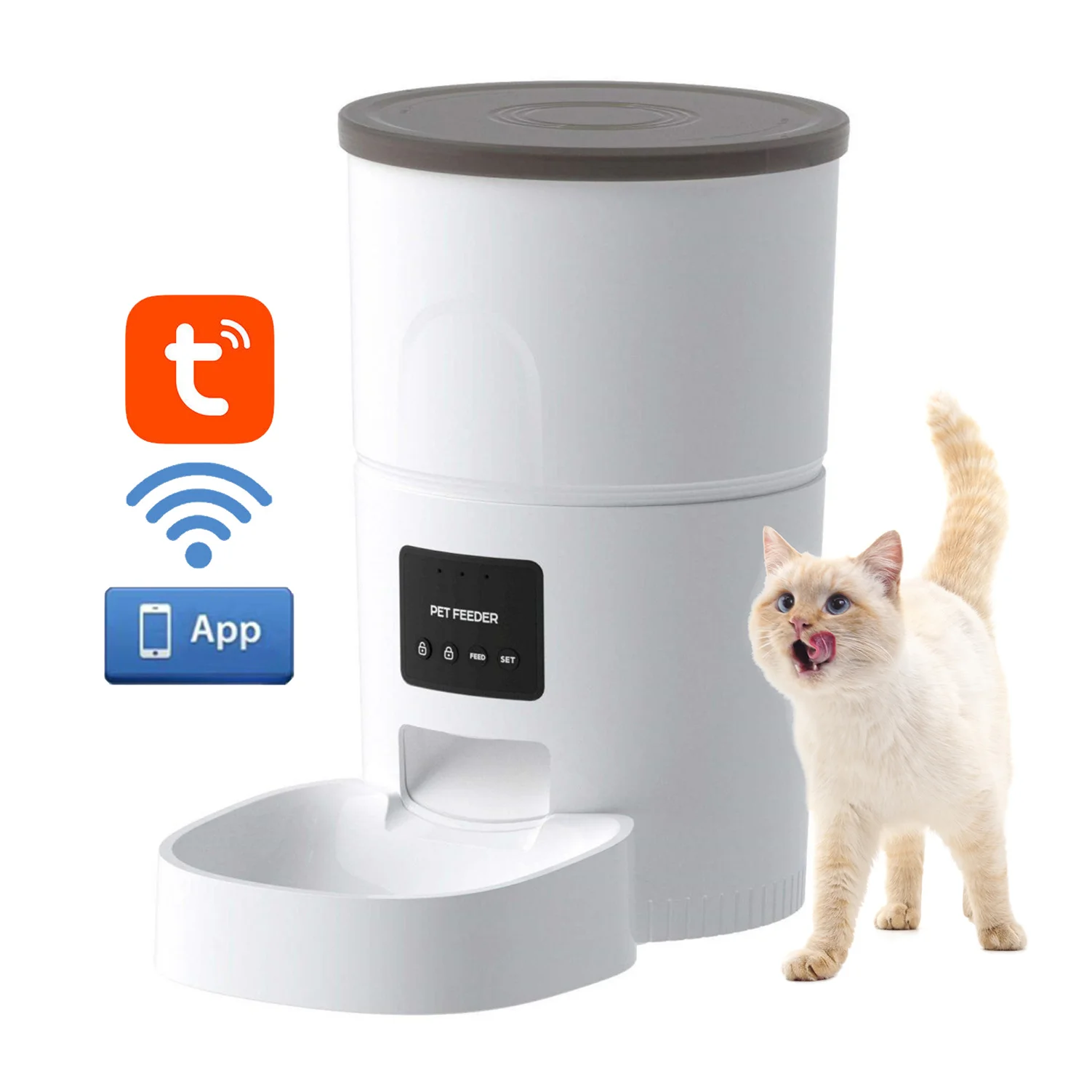 3L round black white small smart dog cat feeder wifi automatic water dispenser for pets
3L round black white small smart dog cat feeder wifi automatic water dispenser for pets