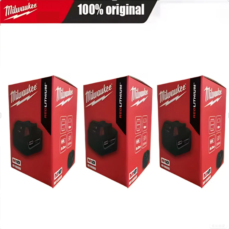 M18 Milwaukee 5000mAh 6000mAh High Output Battery 18V Lithium-ion Rechargeable for Milwaukee M18 Cordless Power Tools
M18 Milwaukee 5000mAh 6000mAh High Output Battery 18V Lithium-ion Rechargeable for Milwaukee M18 Cordless Power Tools