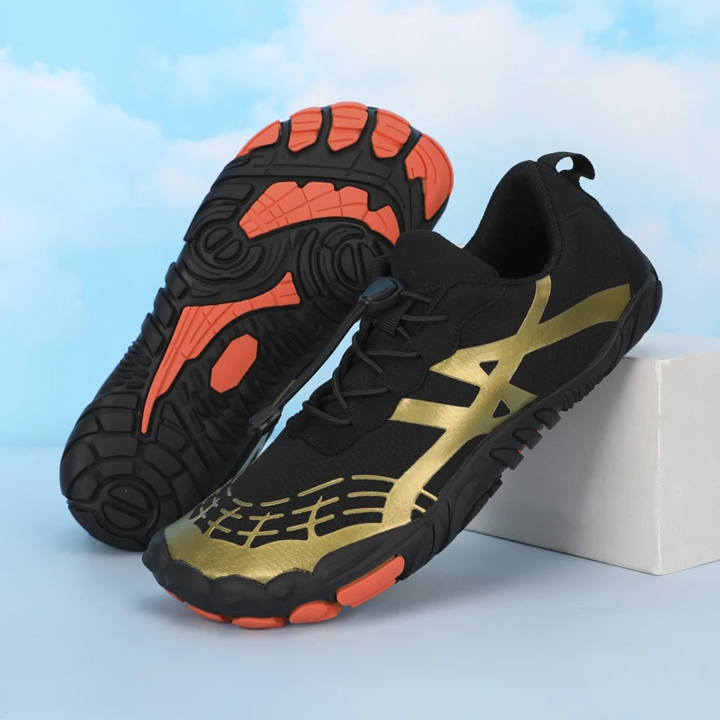 Men Beach Water Shoes Barefoot Shoes Unisex Gym Trainers Non Slip Lightweight Outdoor Beach Five Finger Sandals Women Shoe
Men Beach Water Shoes Barefoot Shoes Unisex Gym Trainers Non Slip Lightweight Outdoor Beach Five Finger Sandals Women Shoe