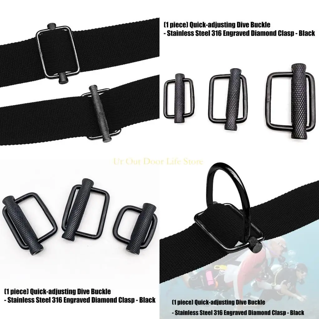 77UF Light weight Technical Diving Fastener Corrosion Proof Buckles Backmount Fixed Buckles for Underwater Exploration
77UF Light weight Technical Diving Fastener Corrosion Proof Buckles Backmount Fixed Buckles for Underwater Exploration