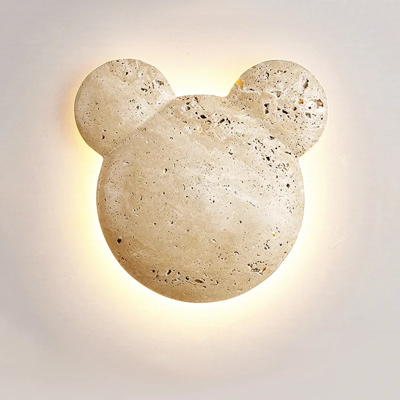 Современный кремовый стиль настенный светильник с медведем для спальни, прикроватный креативный светодиодный атмосферный светильник с каменным абажуром для украшения комнаты для мальчиков и девочек
Современный кремовый стиль настенный светильник с медведем для спальни, прикроватный креативный светодиодный атмосферный светильник с каменным абажуром для украшения комнаты для мальчиков и девочек