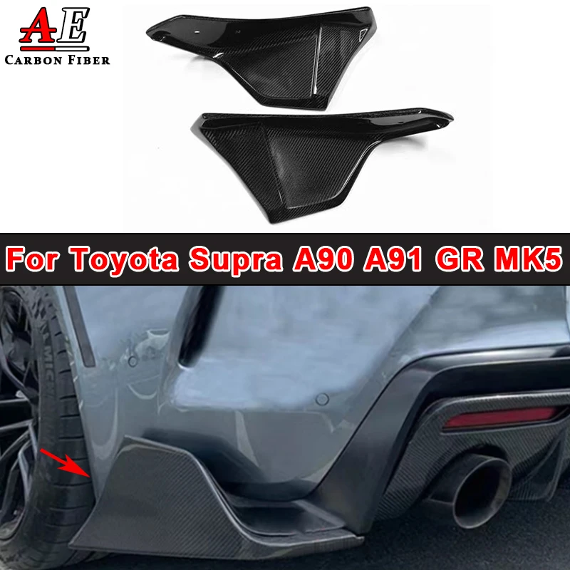 Для Toyota Supra GR A90 A91 MK5 2019-2022 задний бампер из углеродного волокна, канавки, разветвители, защитная пластина, комплект кузова в стиле V
Для Toyota Supra GR A90 A91 MK5 2019-2022 задний бампер из углеродного волокна, канавки, разветвители, защитная пластина, комплект кузова в стиле V