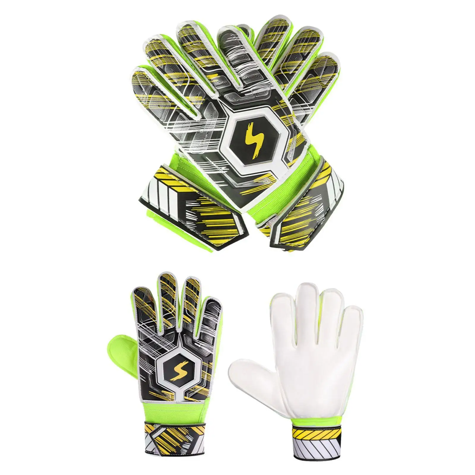 Full Finger Goalkeeper Training Gloves Durable Latex Palm Goalie Protective Equipment for Football Game
Full Finger Goalkeeper Training Gloves Durable Latex Palm Goalie Protective Equipment for Football Game